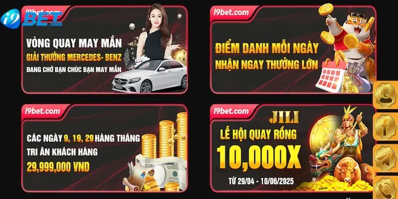 Điểm qua các chính sách khuyến mãi i9bet hấp dẫn